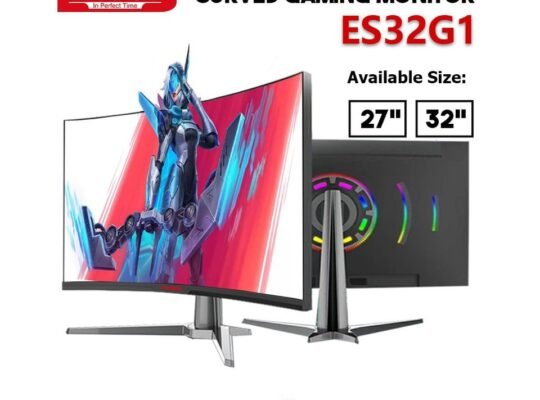 Nvision ES32G1 31.5″ 165hz curved gaming monitor