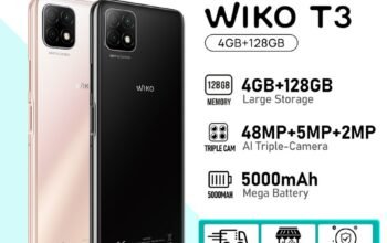 WIKO T3 CELLPHONE 4+128GB BLACK/GOLD