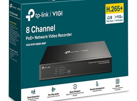 TP-LINK VIGI NVR1008H VIGI 8 Channel PoE+ Network Video Recorder