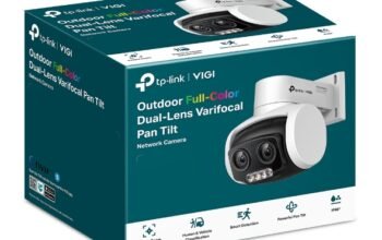 TP-LINK VIGI C540V VIGI 4MP Outdoor Full-Color Dual-Lens Varifocal Pan Tilt Network Camera