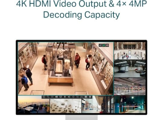 TP-LINK VIGI NVR1008H VIGI 8 Channel PoE+ Network Video Recorder