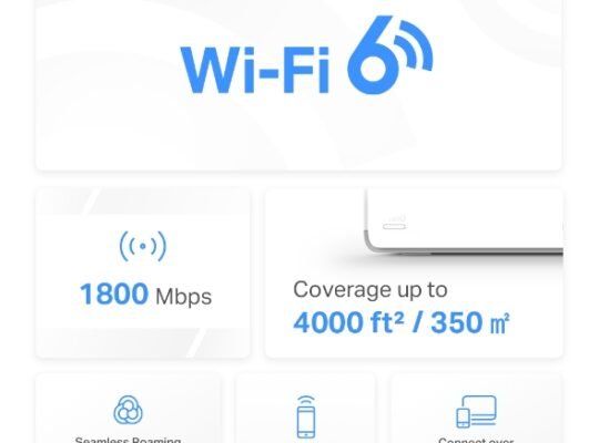 MERCUSYS Halo H70X(2-pack) AX1800 Whole Home Mesh WiFi 6 System