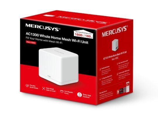 MERCUSYS Halo H30G(1-pack) AC1300 Whole Home Mesh Wi-Fi System