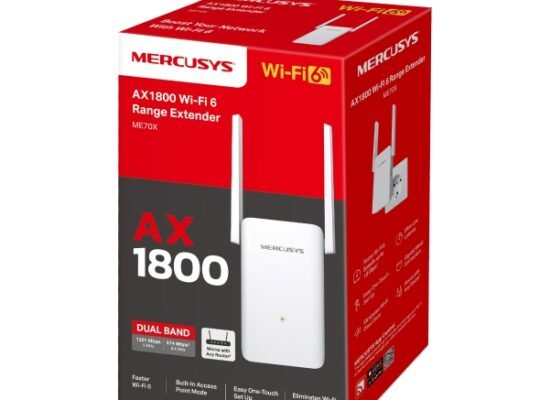 MERCUSYS ME70X AX1800 Wi-Fi 6 Range Extender