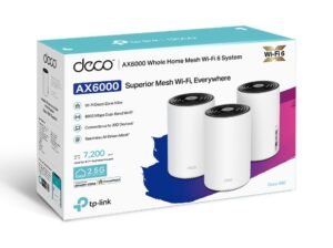 TP-LINK Deco X80(3-pack) AX6000 Dual-Band Mesh WiFi 6 System