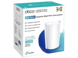 TP-LINK Deco X95(1-pack) AX7800 Tri-Band Mesh WiFi 6 System