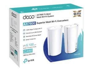 TP-LINK Deco X95(2-pack) AX7800 Tri-Band Mesh WiFi 6 System