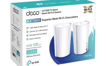 TP-LINK Deco X95(2-pack) AX7800 Tri-Band Mesh WiFi 6 System
