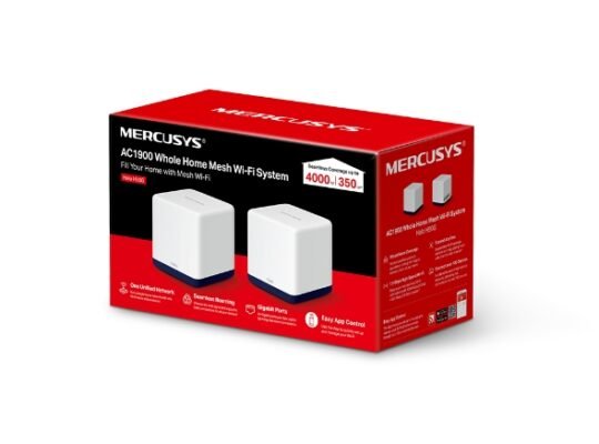 MERCUSYS Halo H50G(2-pack) AC1900 Whole Home Mesh Wi-Fi System