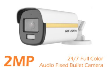 HIKVISION DS-2CE10DF3T-PFS(2.8) 2 MP ColorVu Audio Fixed Mini Bullet Camera