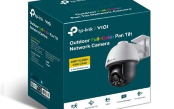 TP-LINK VIGI C540(4mm) VIGI 4MP Outdoor Full-Color Pan Tilt Network Camera