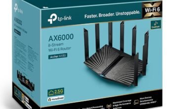 TP-LINK Archer AX80 AX6000 8-Stream Wi-Fi 6 Router with 2.5G Port