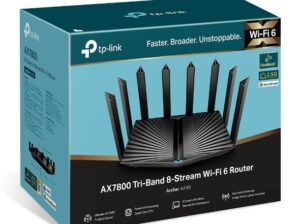 TP-LINK Archer AX95 AX7800 Tri-Band 8-Stream Wi-Fi 6 Router