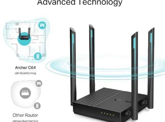 TP-LINK Archer C64 AC1200 Wireless MU-MIMO WiFi Router