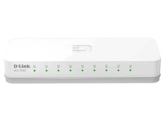 D-LINK DES-1008C 8Port 10/100Mbps Unmanaged Switch