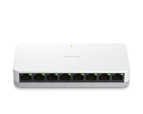 D-LINK DGS-1008A 8-Port Gigabit Desktop Switch