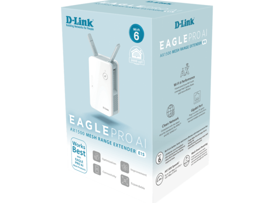 D-LINK E15 AX1500 Mesh Range Extender