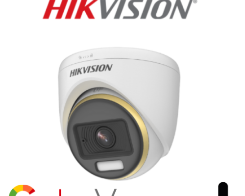 HIKVISION DS-2CE70DF3T-PFS(3.6) 2 MP ColorVu Indoor Audio Fixed Turret Camera