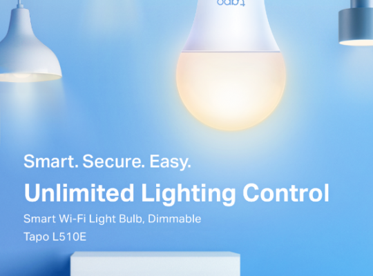 Tapo L510E Smart Wi-Fi Light Bulb, Dimmable