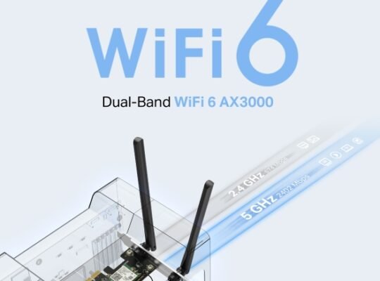 MERCUSYS MA80XE AX3000 Wi-Fi 6 Bluetooth 5.2 PCIe Adapter