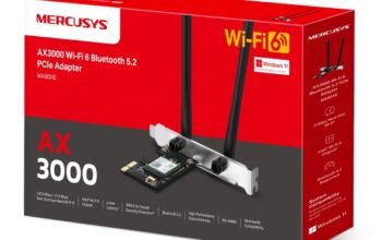 MERCUSYS MA80XE AX3000 Wi-Fi 6 Bluetooth 5.2 PCIe Adapter