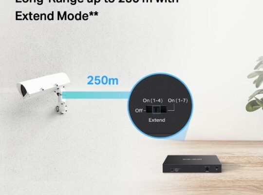 MERCUSYS MS108GP 8-Port Gigabit Desktop Switch with 7-Port PoE+