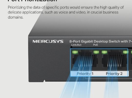 MERCUSYS MS108GP 8-Port Gigabit Desktop Switch with 7-Port PoE+