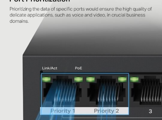 MERCUSYS MS110P 10-Port 10/100Mbps Desktop Switch with 8-Port PoE+