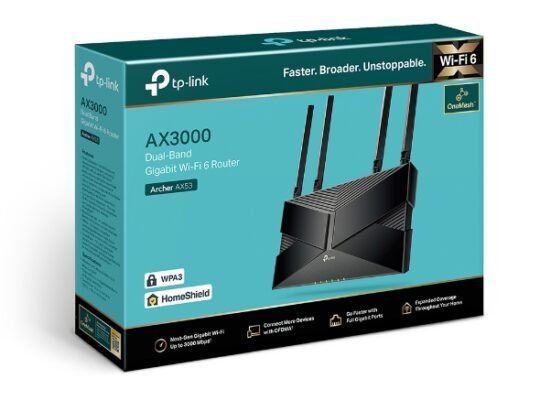 TP-LINK Archer AX53 AX3000 Dual Band Gigabit Wi-Fi 6 Router