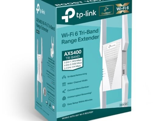 TP-LINK RE815X AX5400 Tri-Band Wi-Fi 6 Range Extender