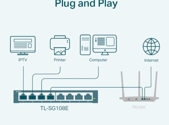 TP-LINK TL-SG108E 8-Port Gigabit Easy Smart Switch