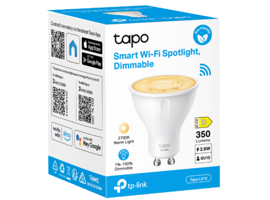 Tapo L610 Smart Wi-Fi Spotlight, Dimmable