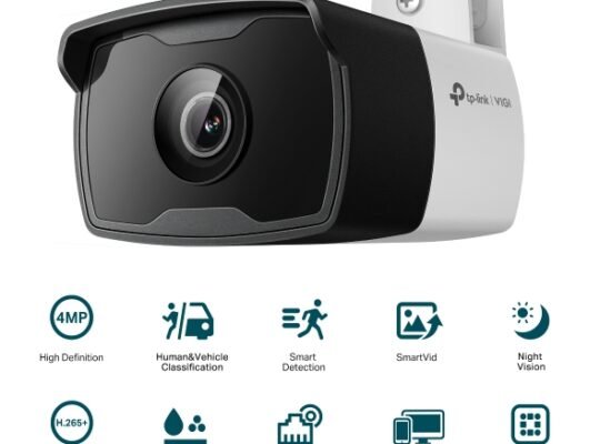 TP-LINK VIGI C340I(2.8/4/6mm) VIGI 4MP Outdoor IR Bullet Network Camera