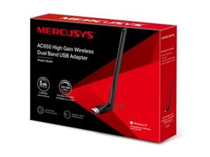 MERCUSYS MU6H AC650 High Gain Wireless Dual Band USB Adapter