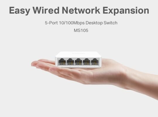 MERCUSYS MS105 5-Port 10/100Mbps Desktop Switch
