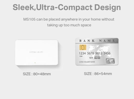 MERCUSYS MS105 5-Port 10/100Mbps Desktop Switch