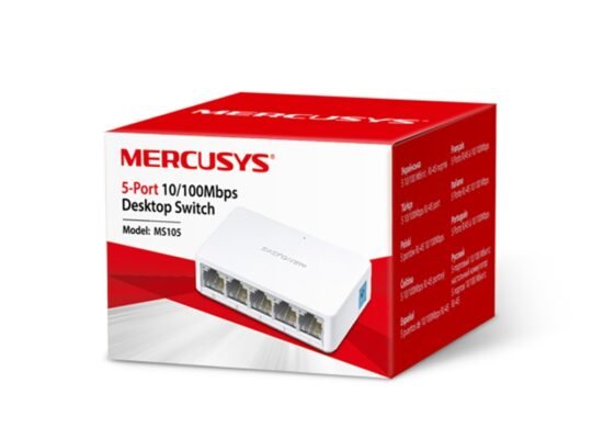 MERCUSYS MS105 5-Port 10/100Mbps Desktop Switch