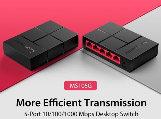 MERCUSYS MS105G 5-Port 10/100/1,000 Mbps Desktop Switch