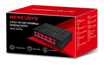 MERCUSYS MS105G 5-Port 10/100/1,000 Mbps Desktop Switch