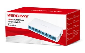 MERCUSYS MS108 8-Port 10/100Mbps Desktop Switch