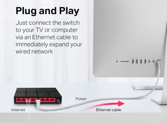 MERCUSYS MS108G 8-Port 10/100/1,000 Mbps Desktop Switch