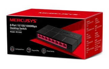 MERCUSYS MS108G 8-Port 10/100/1,000 Mbps Desktop Switch
