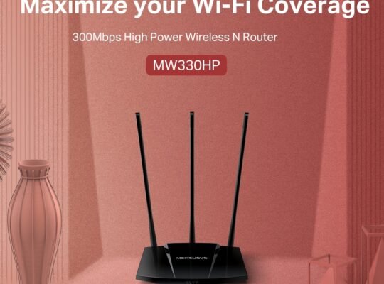 MERCUSYS MW330HP 300Mbps High Power Wireless N Router