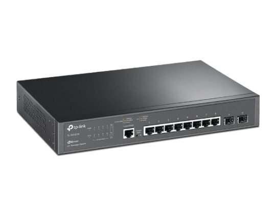TP-LINK TL-SG3210 JetStream 8-Port Gigabit L2+ Managed Switch with 2 SFP Slots