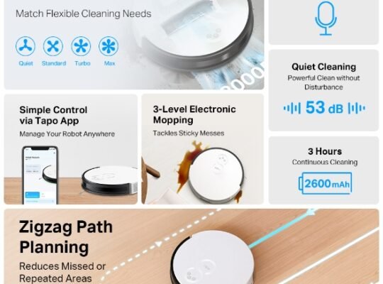 Tapo RV10 Robot Vacuum & Mop