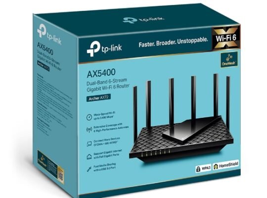 TP-LINK Archer AX72 AX5400 Dual-Band Gigabit Wi-Fi 6 Router