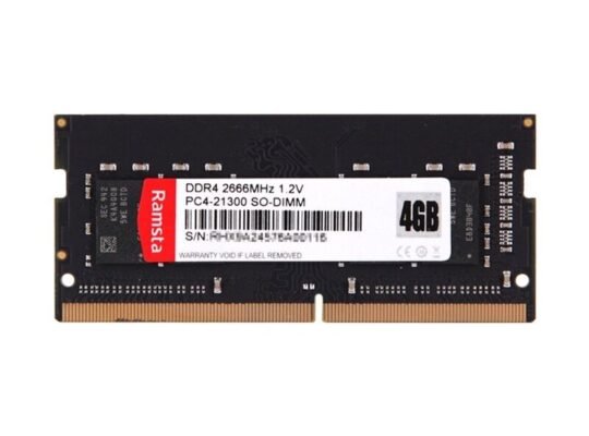 RAMSTA SO-DIMM DDR4 RAM 4GB 2666Mhz