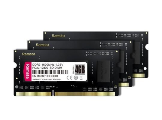 RAMSTA SO-DIMM DDR3 RAM 4GB 1600Mhz