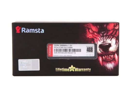 RAMSTA SO-DIMM DDR4 RAM 4GB 2666Mhz