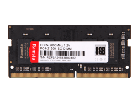 RAMSTA SO-DIMM DDR4 RAM 8GB 2666Mhz